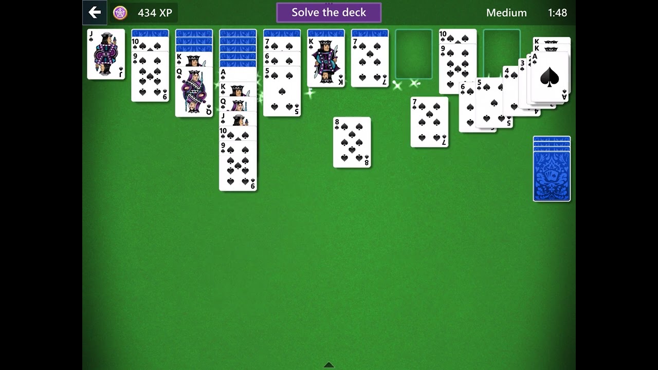 23 JANUARY  2026 Microsoft Solitaire challenge ,solution of spider game تحدي سوليتير غد