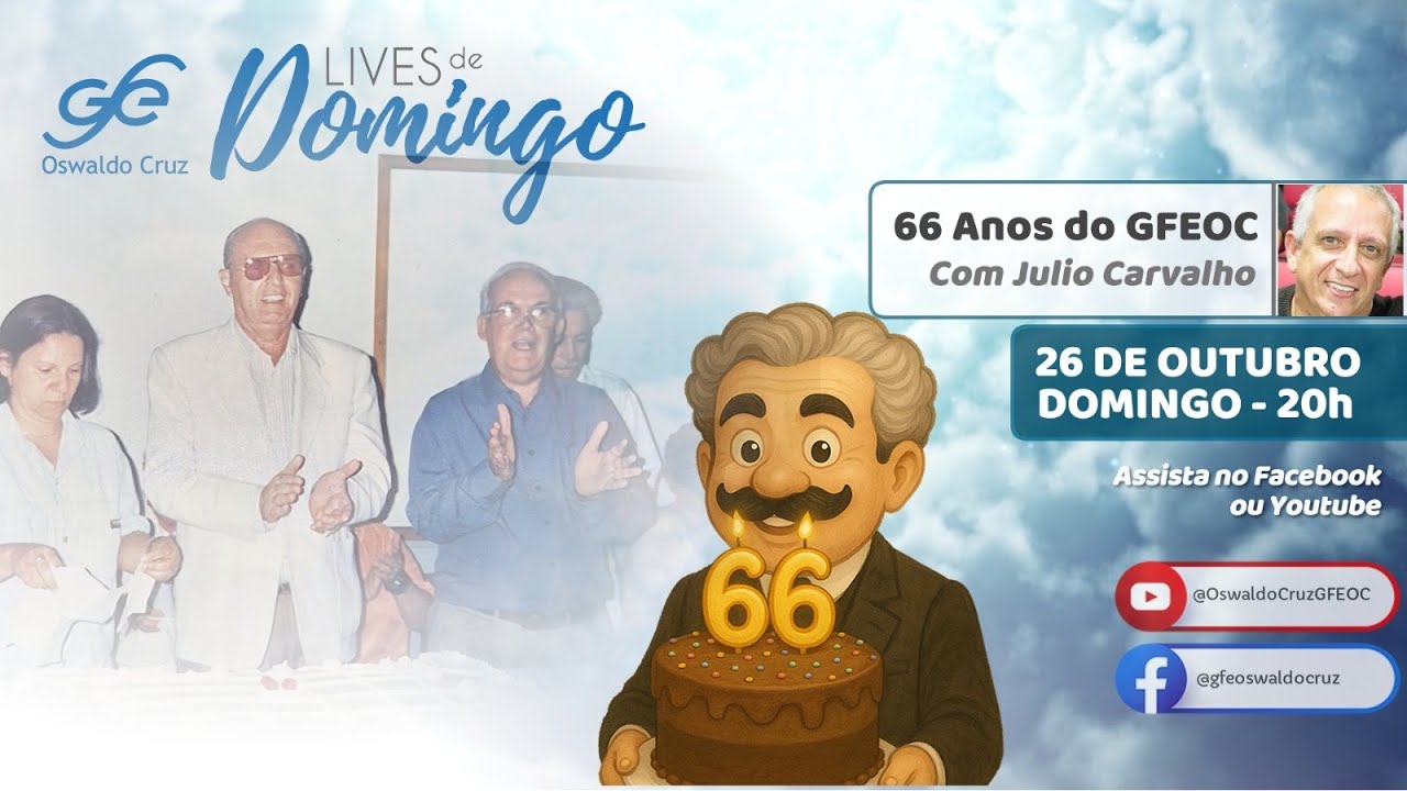 26.10.2025 - LIVE DE ANIVERS&Aacute;RIO DO GFEOC