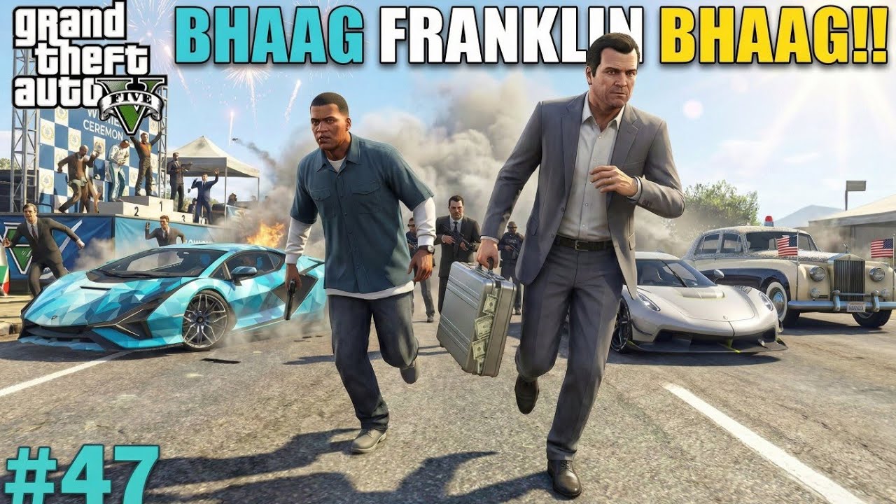 MICHAEL FINDING MILITARY COLONEL'S CAR AND KILLING GANGSTER | GTA V GAMEPLAY #47