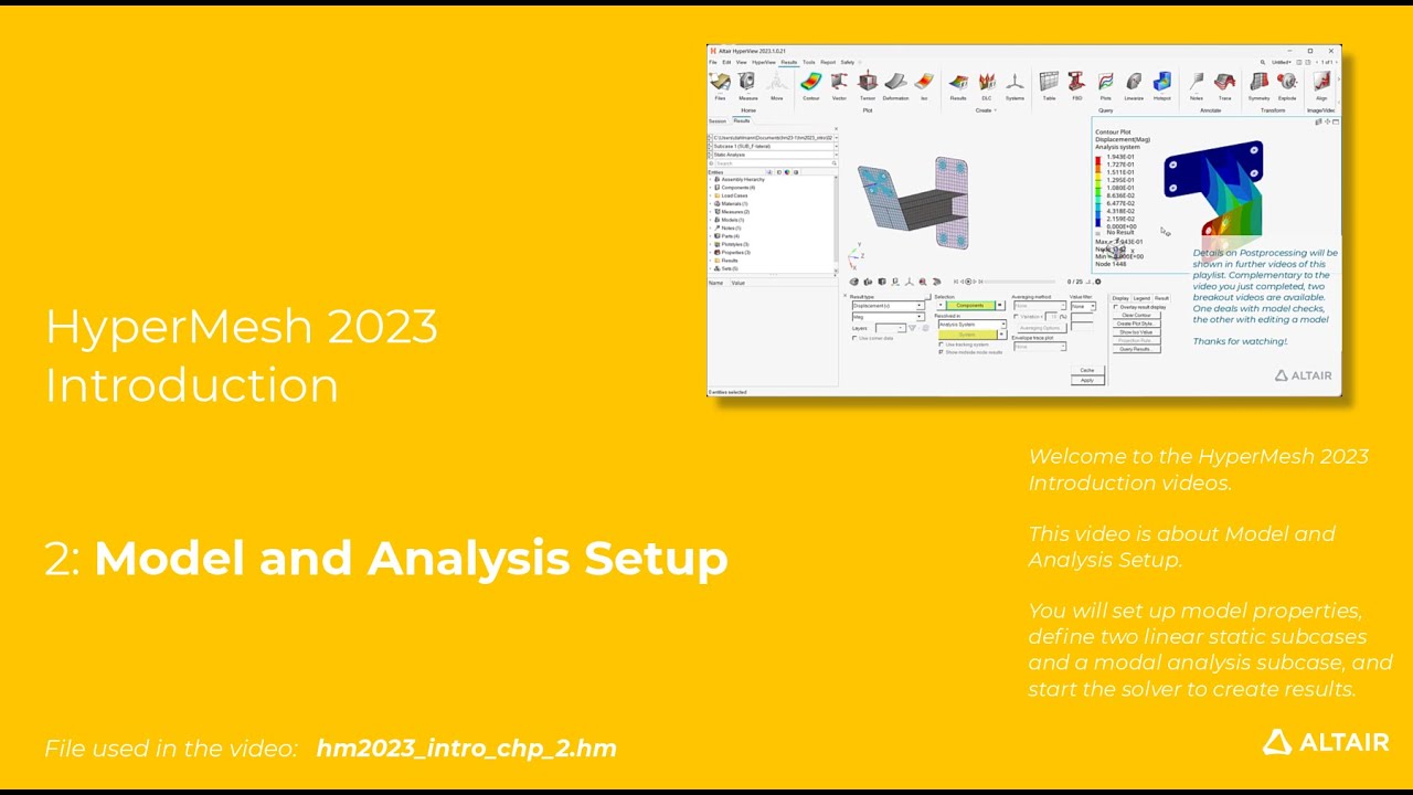 2 - Setup and Analysis