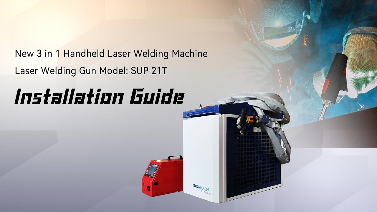 X LASER-WN single pendulum handheld welding machine + single wire feeder full use process💥