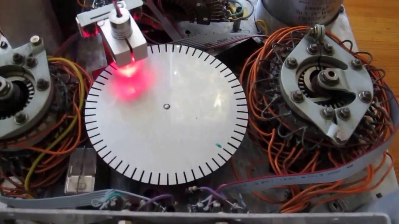 Vintage mechanical Nixie clock