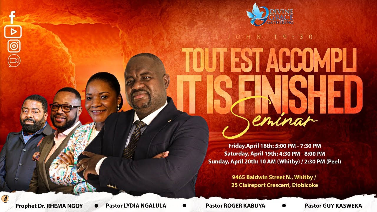 Passover 2025 | IT IS FINISHED | Prophet Dr. Rhema Ngoy | Day 1