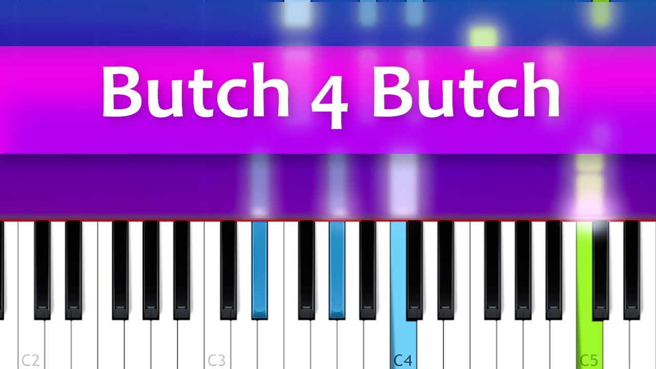 Rio Romeo - Butch 4 Butch  (Piano Tutorial)