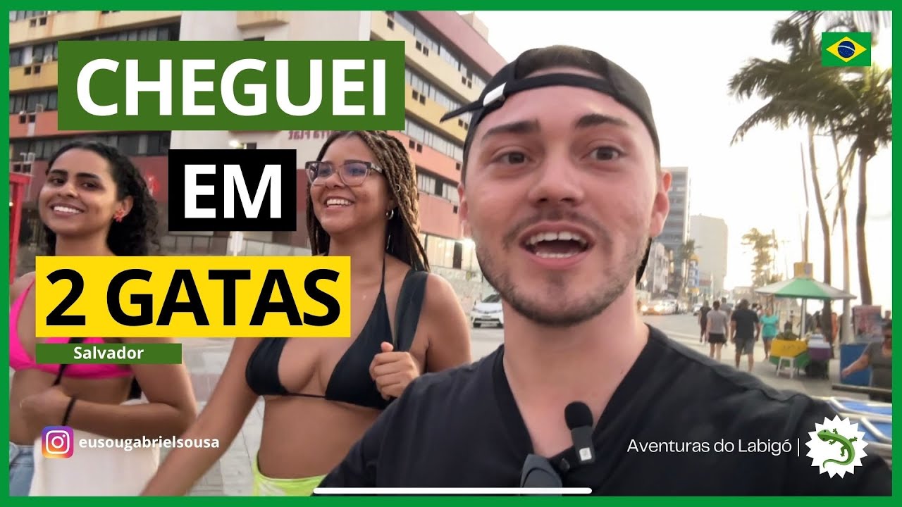 Primeiro dia em Salvador e já cheguei encontrando meninas lindas, comida barata e pessoas legais.