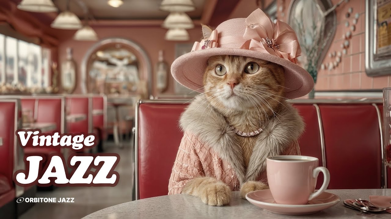 Cozy 1950s Café Jazz ☕ Warm Piano & Soft Vocal Harmonies (Study/Work)