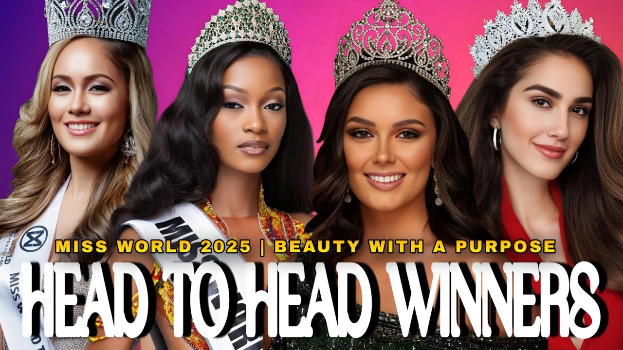 Miss World 2025 Head to Head Challenge Winners Announced  Meet the 4 Continental Queens!