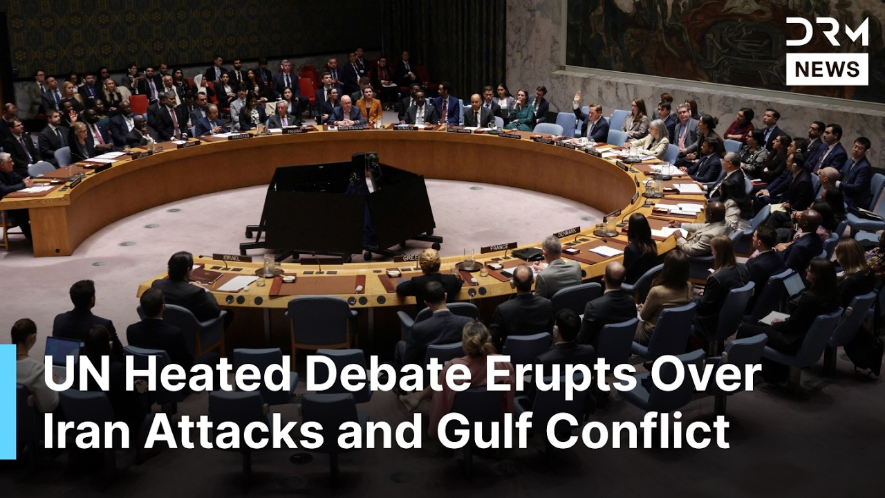 FULL SESSION: UN Security Council Debate Erupts Over Iran Attacks and Gulf Conflict | AC1N