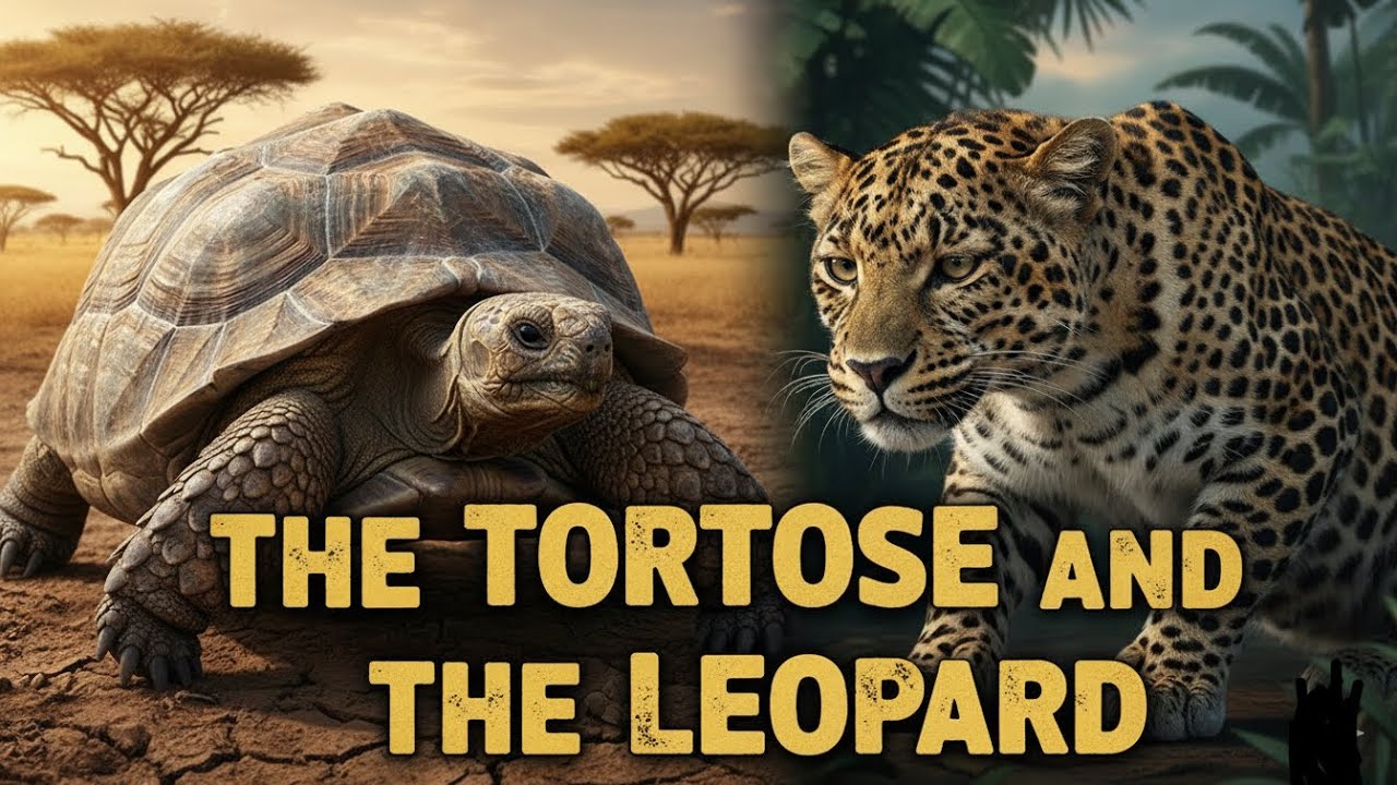 THE TORTOISE AND THE LEOPARD- A POWERFUL AFRICAN FOLKTALE ABOUT WISDOM OVER STRENGTH.