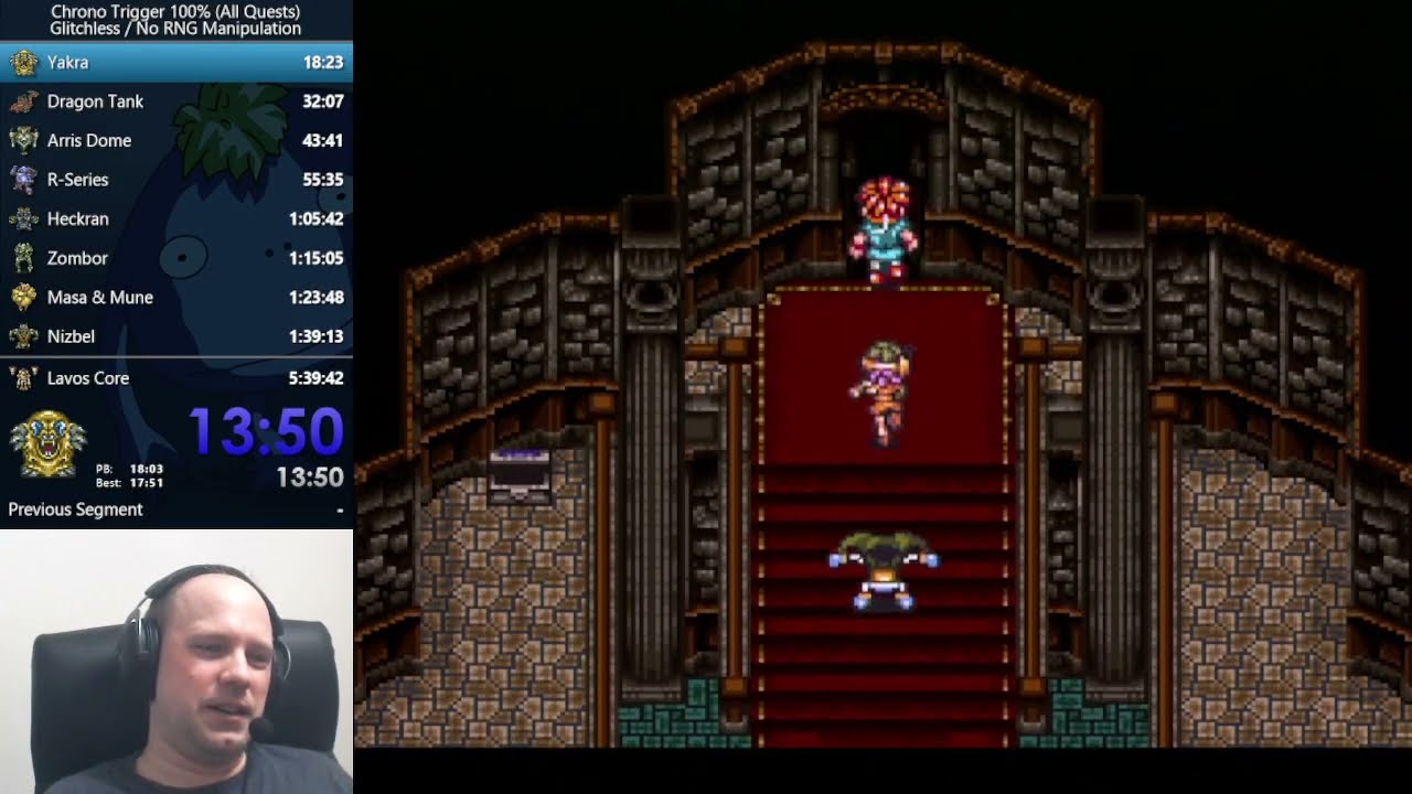 Chrono Trigger Speedrun (Glitchless 100%/No Manipulation) - Commentated Run