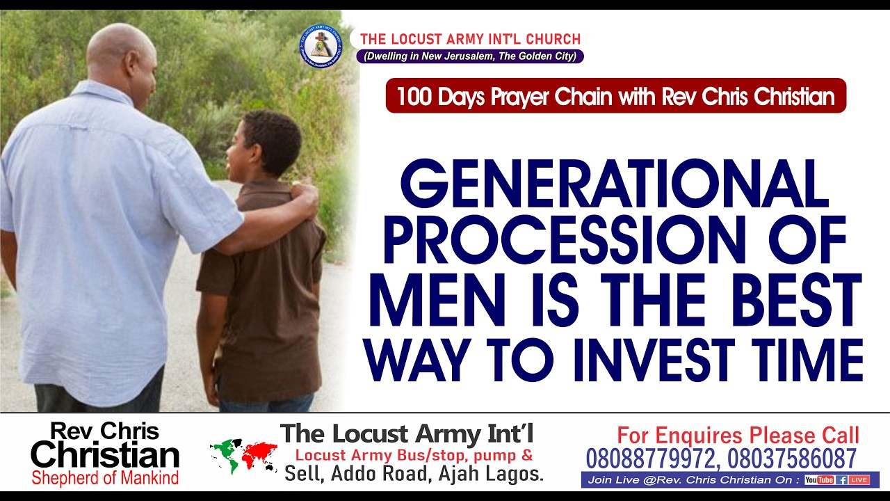 Rev Chris Christian | Generational Procession of Men is the Best Way to Invest Time