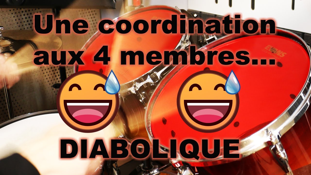Une coordination de batterie aux 4 membres DIABOLIQUE !! 🥵👹😈