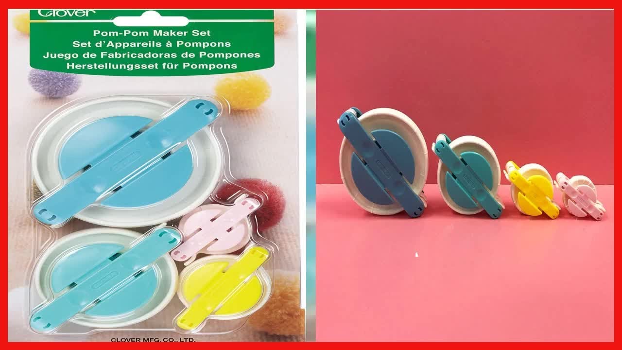 Great product -  Clover Set Pom Maker, Multiple 4 Count