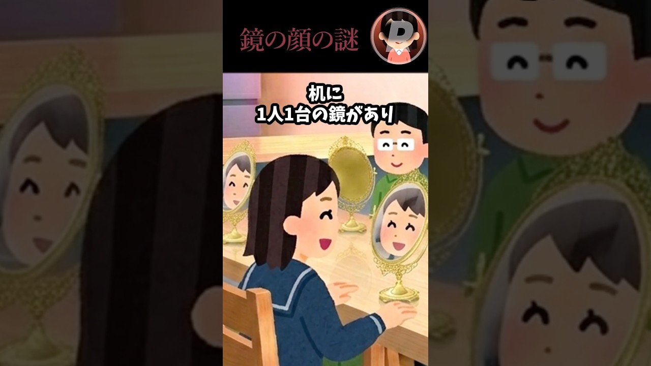 鏡の顔の謎