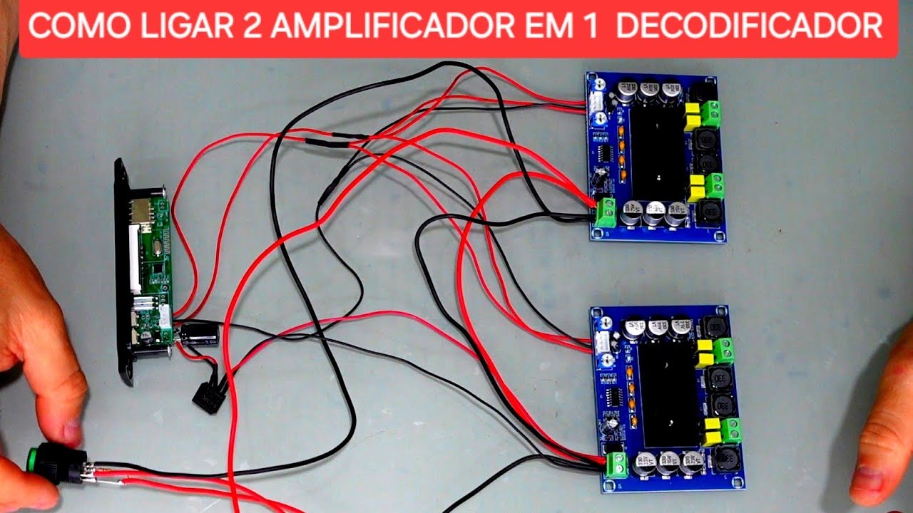 COMO LIGAR 2 AMPLIFICADOR EM APENAS 1 DECODIFICADOR