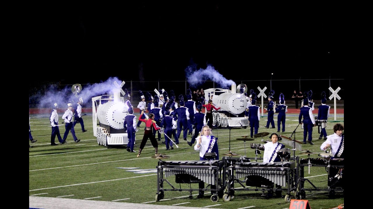 Hickory Ridge High School Blue Regiment at Mooresville High School (2022)