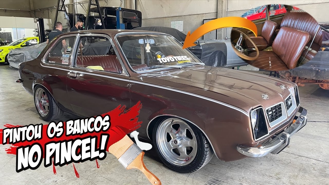 FEITO EM CASA - CHEVETTE TURBO COM INTERIOR PINTADO NO PINCEL! ACHOU A RECEITA CERTA - 7008FILMS