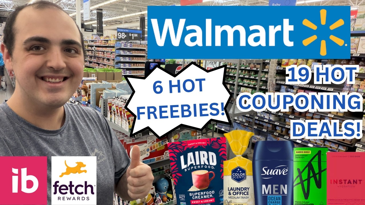 6 HOT FREEBIE DEALS AT WALMART! ~ 19 HOT WALMART COUPONING DEALS! ~ AUGUST 2026
