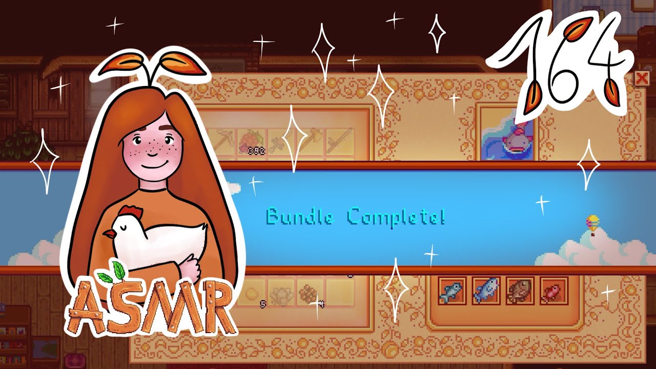 ASMR Stardew: Day 164 🌨🌈 It's raining success