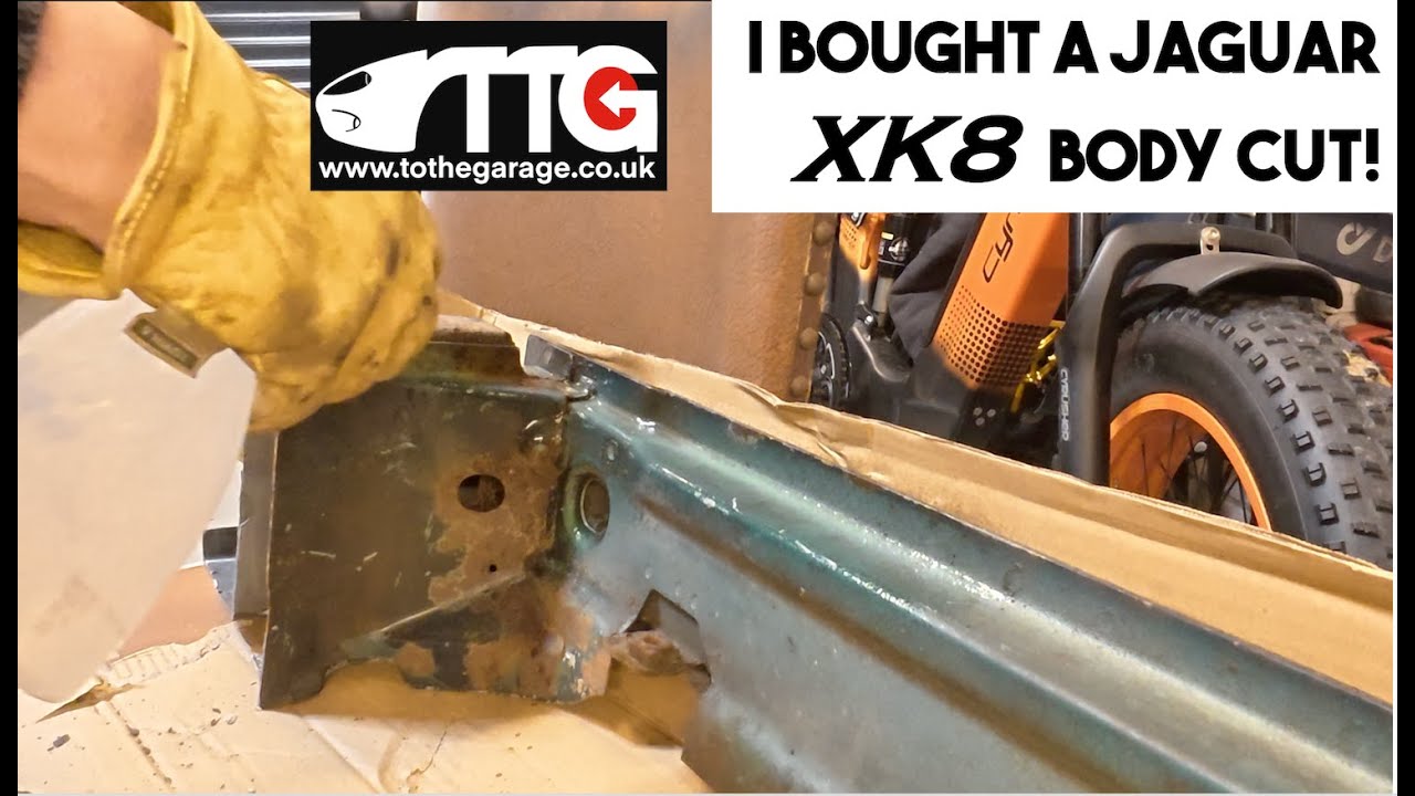 I got a Jaguar XK8 Body cut to attempt to save Steel my 2001 XK8. I really am crazy! but dont care!