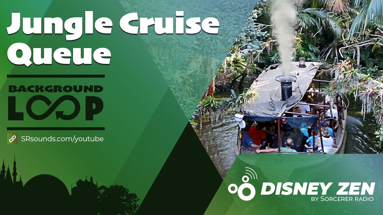 Magic Kingdom Jungle Cruise Queue Music Loop, with Albert Awol