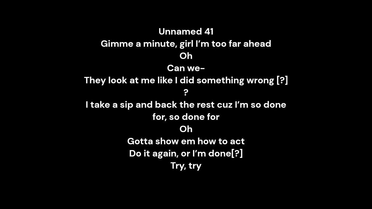 451 Unreleased Snippet Compilation 2 (LYRICS)