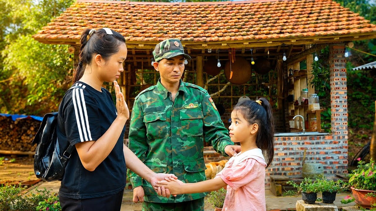 An Emotional Goodbye: The Veteran Father Promised to Raise TieuNhu with Love - Trieu Khuong vn
