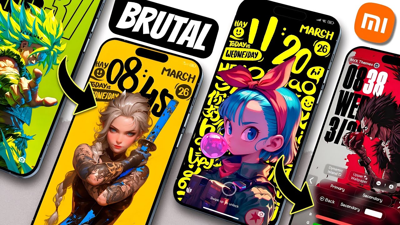BRUTAL New TEMA estilo HyperOS + Dynimic Island, Always on Display & MUCHO MAS Tutorial Completo