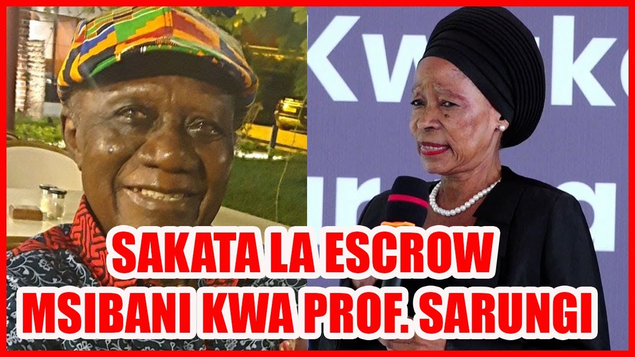 PROF. TIBAIJUKA AIBUA SAKATA LA ESCROW MSIBANI KWA PROF. SARUNGI/ ATAJA KUMBUKIZI ZISIZOFUTIKA