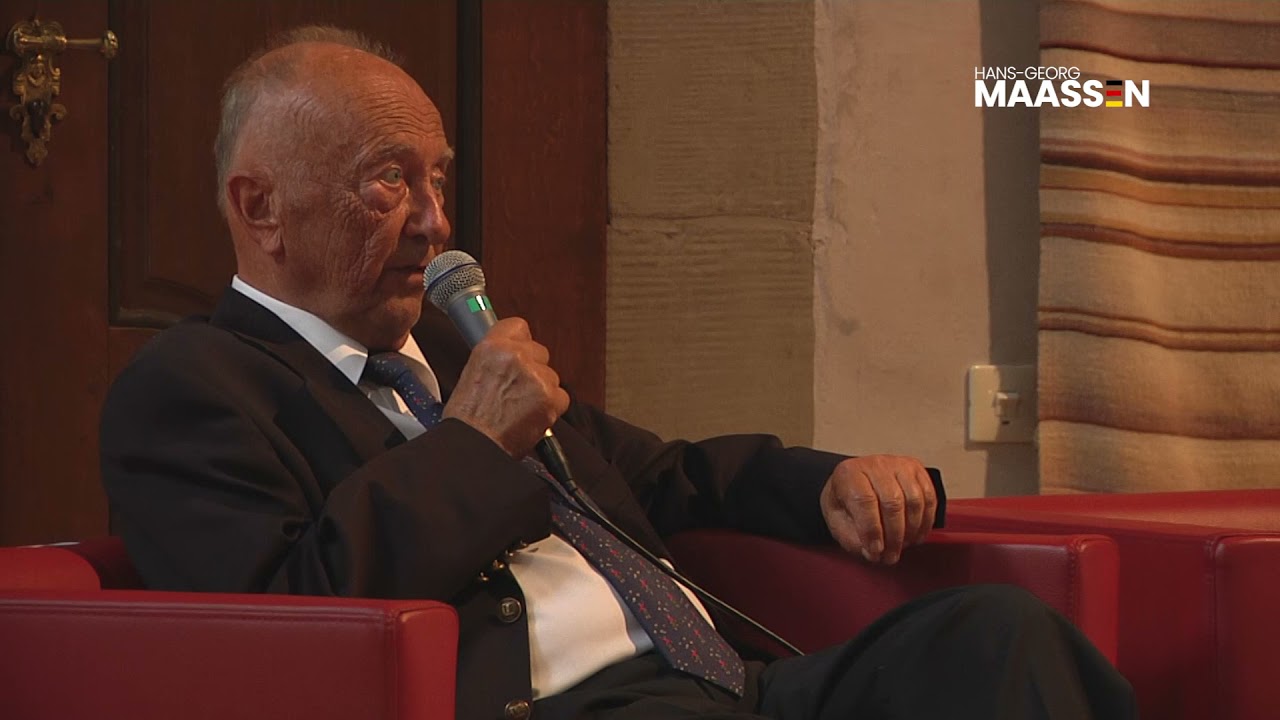 Prof. Dr. Rupert Scholz und Dr. Hans-Georg Maa&szlig;en im Gespr&auml;ch - 