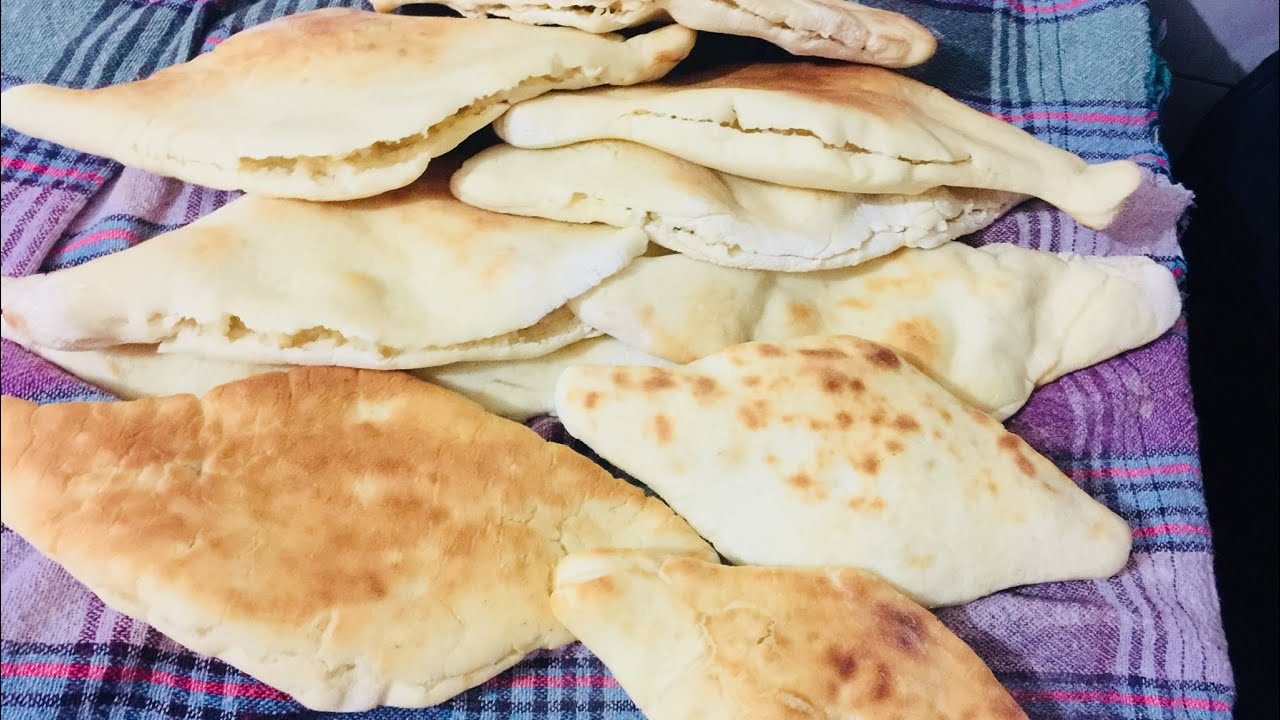 خبز وصمون عراقي خالي من الكلوتين  صمونه حجري وخبز تنور