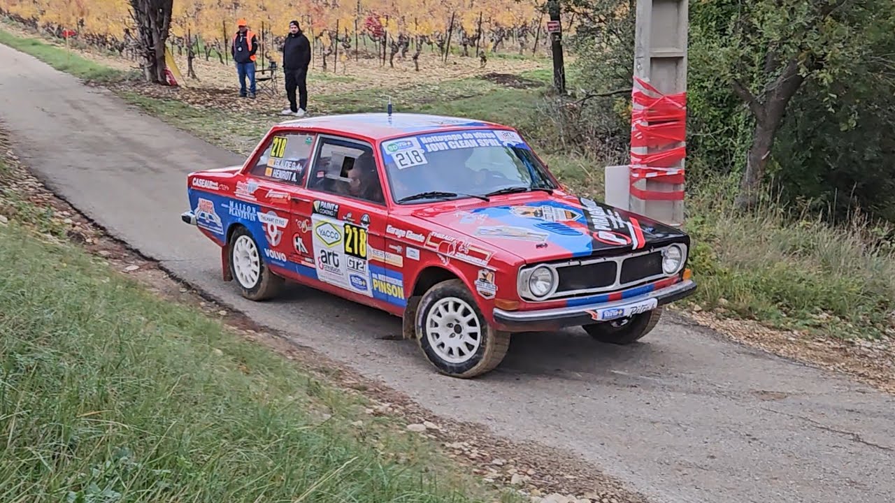 34ème rallye terre de Vaucluse 2025 VHC days 1 (ES1 et 4), bigs shows
