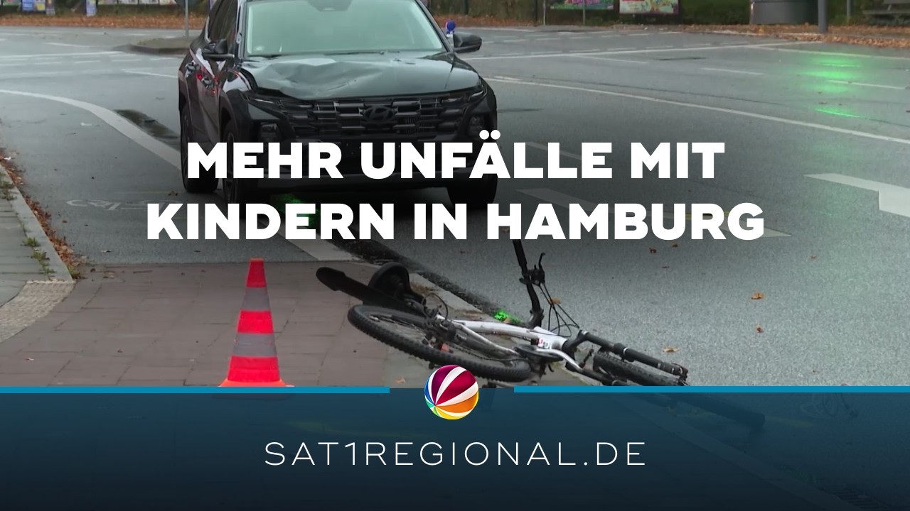 Deutlich mehr Unfälle mit Kindern: Verkehrssicherheitsbilanz für Hamburg