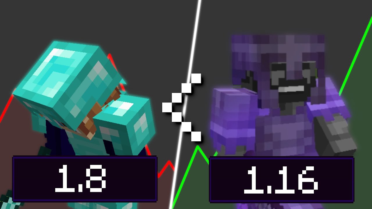 Dlaczego NOWE PvP Jest 5 RAZY LEPSZE Od STAREGO (7 powodów) | Minecraft pvp 1.16 vs 1.8