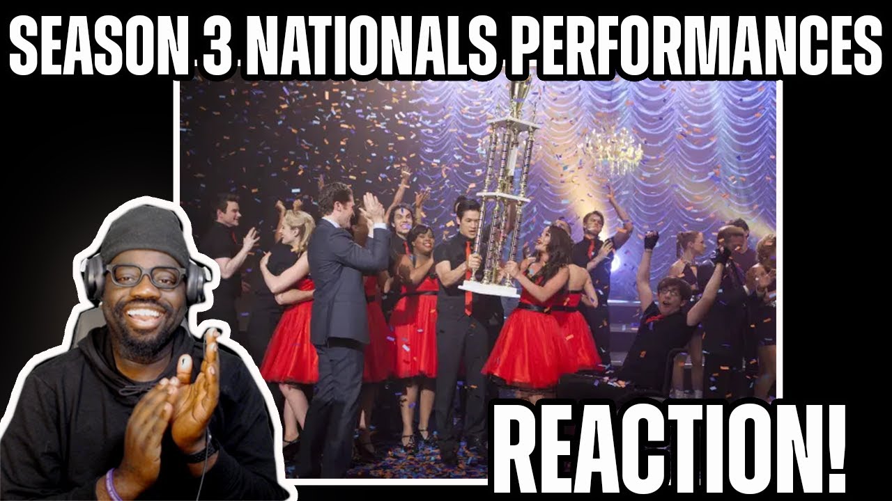 GLEE - All Performances From Season 3 Nationals (Reaction)
