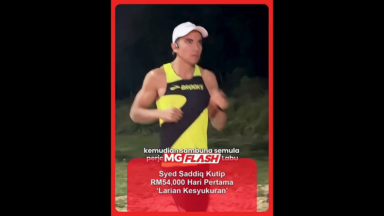 Syed Saddiq Kutip RM54,000 Hari Pertama &lsquo;Larian Kesyukuran&rsquo; #MGFlash