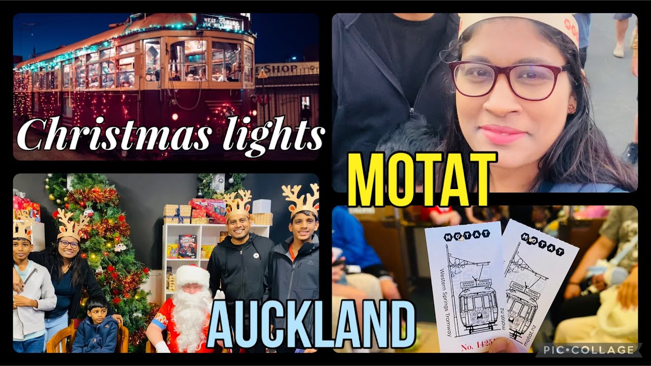 ￼ Christmas lights event at Western Springs MOTAT great North Road