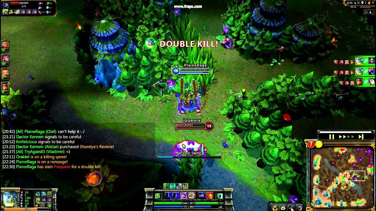 Olaf double kill