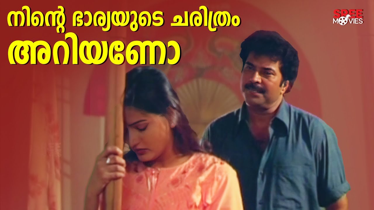 നിന്റെ ഭാര്യയുടെ ചരിത്രം അറിയണോ 😯| Arayannegalude Veedu | Mammootty | A. K. Lohithadas #moviescenes