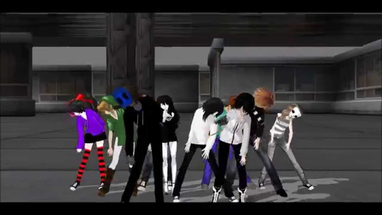 [MMD] Creepypasta one two three