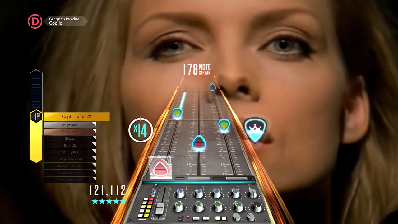 If Coolio - Gangsta's Paradise was on Guitar Hero Live's GHTV mode