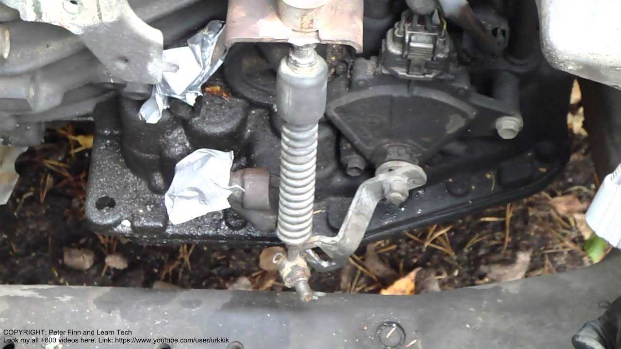 How to replace change cable automatic transmission Toyota Camry. 2.2 liter engine.