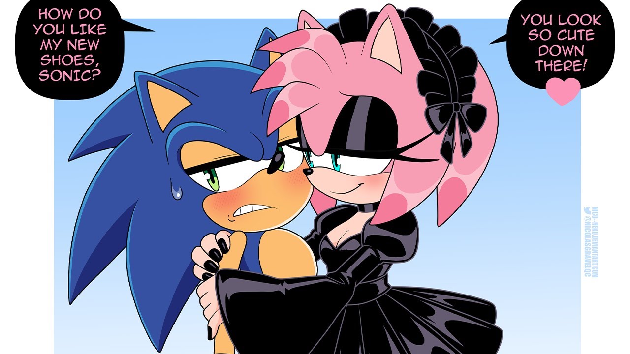 Amy Blackrose Meets Sonic