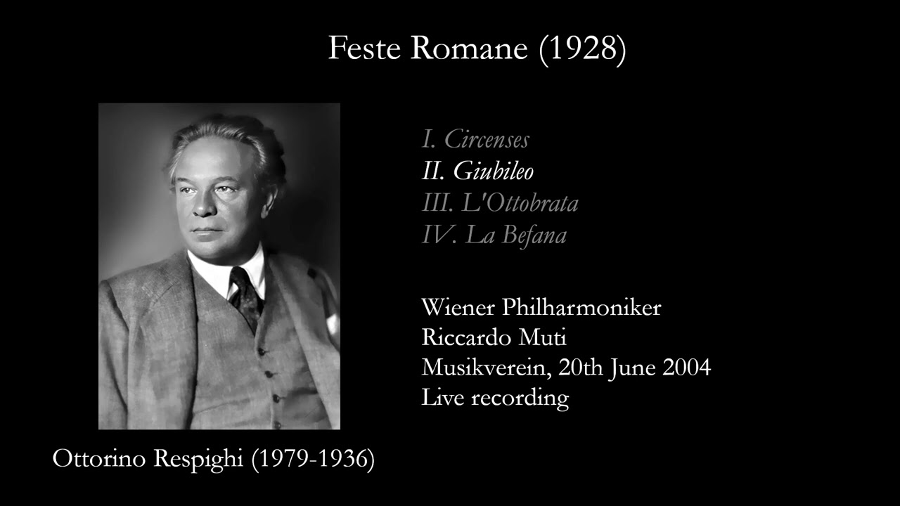 Respighi - Feste Romane | Wiener Philharmoniker - Riccardo Muti