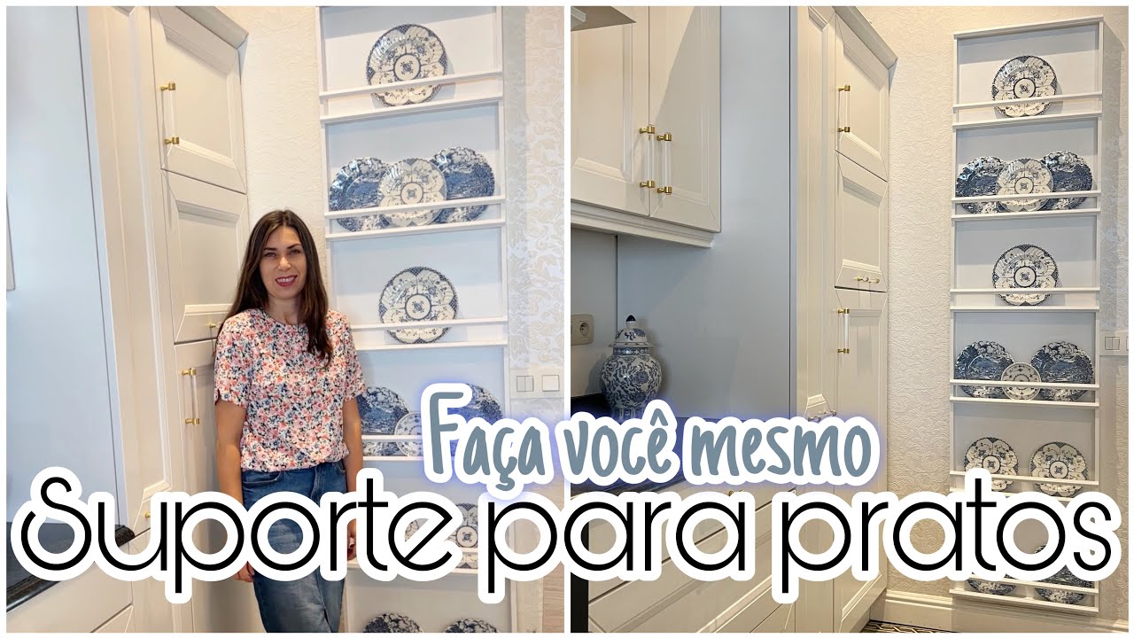 Suporte para pratos-Faça você mesmo