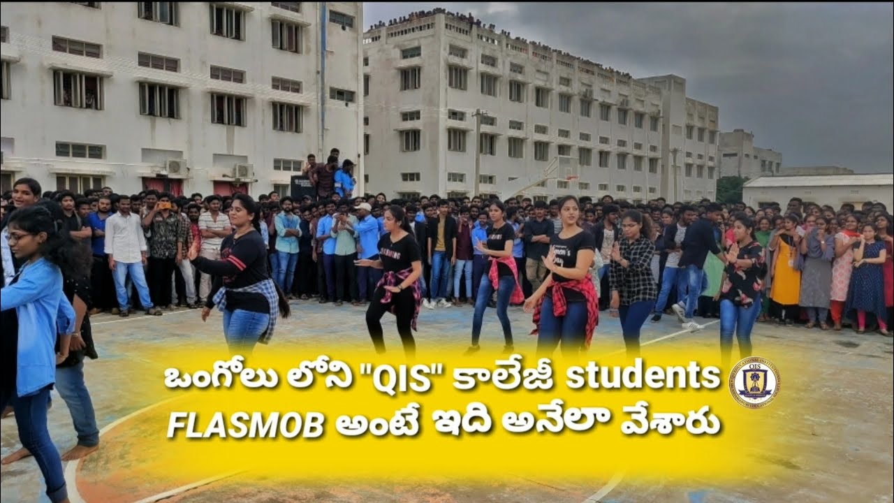 | QISCET |CSE 2020 Flash mob | best flash mob| QIS COLLEGE OF ENGINEERING 