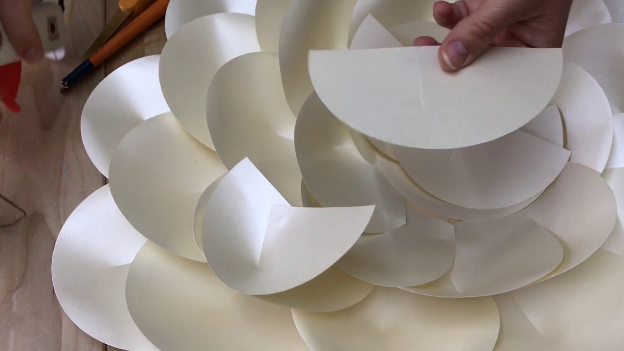 Camellia Giant Paper Flower / DIY Tutorial