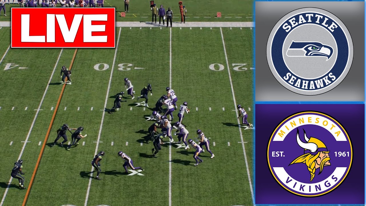 🔴 LIVE🔴Seattle Seahawks vs Minnesota Vikings/ Week 13 / Madden NFL 26