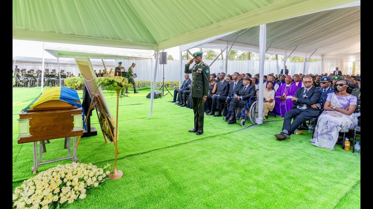 The RDF joined family and friends in a burial ceremony of Lt Gen Innocent Kabandana