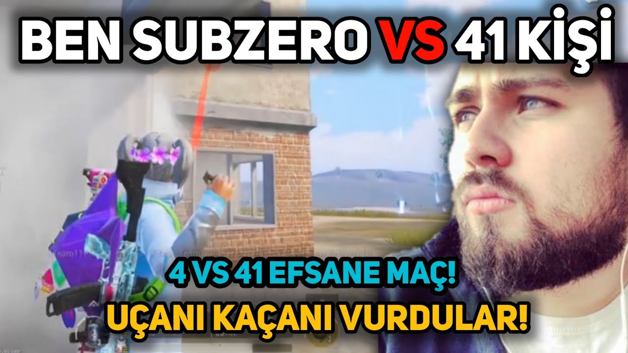 BEN SUBZERO VS 41 SCRİM OYUNCUSU! EFSANE MAÇ! - Pubg Mobile Yayıncı Karşılaşmaları